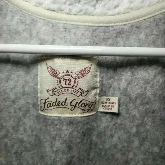 Faded glory  jacket 3XL with Snowflakes. - Picture 3 of 6